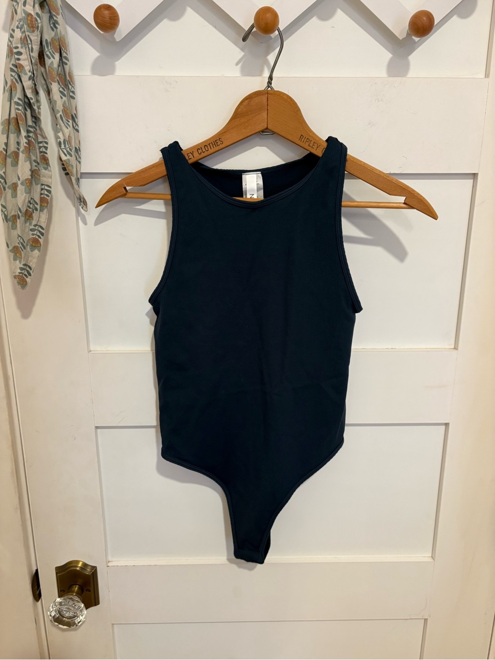 Nikibiki Ribbed Dark Navy Womens One-Piece Bodysuit